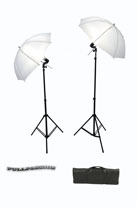 Eclairage Studio en Kit 2 Parapluies Daylight