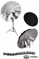 Parapluies Parabolique Argent 140cm