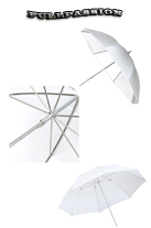 Parapluie Blanc Translucide 102 cm